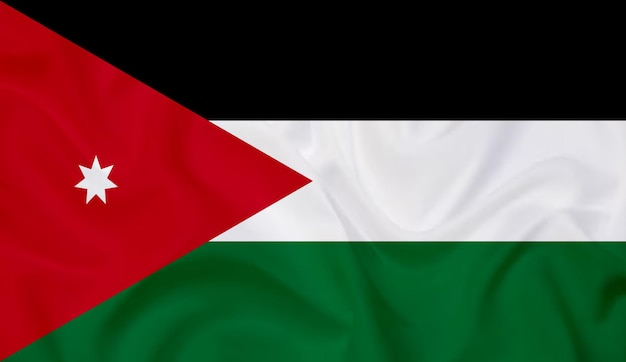 Wallpaper van de vlag van Jordanië