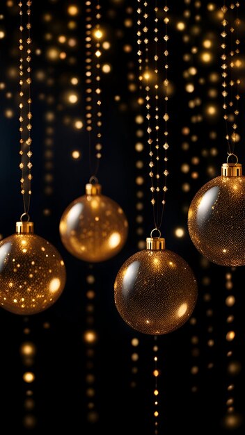 Foto wallpaper voor kerstballen