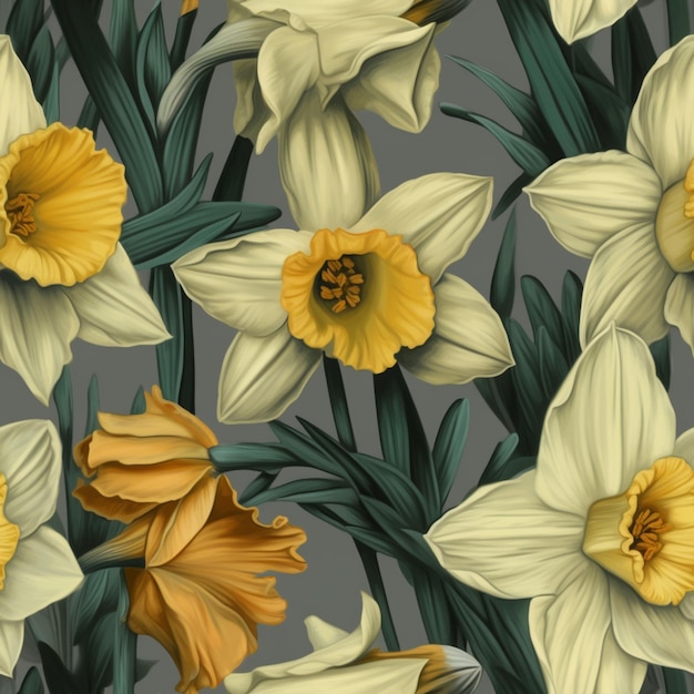 A wallpaper with daffodils on it that says daffodils.