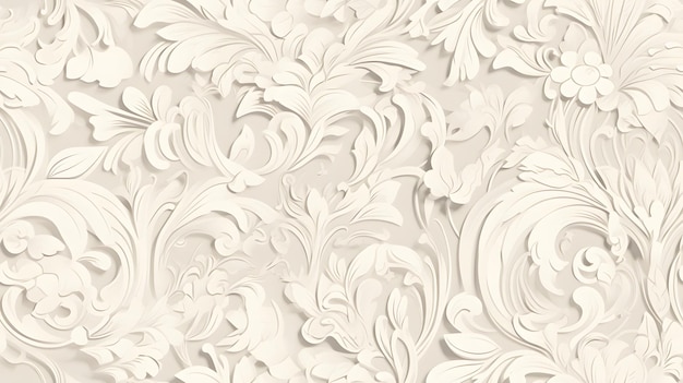 Wallpaper with a floral design on it