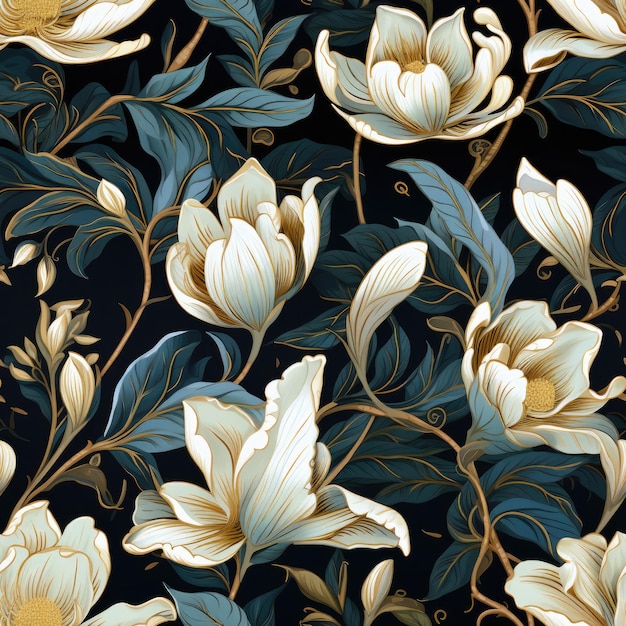 a wallpaper with flowers and leaves that says  spring
