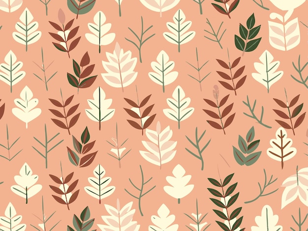 a wallpaper with leaves and leaves