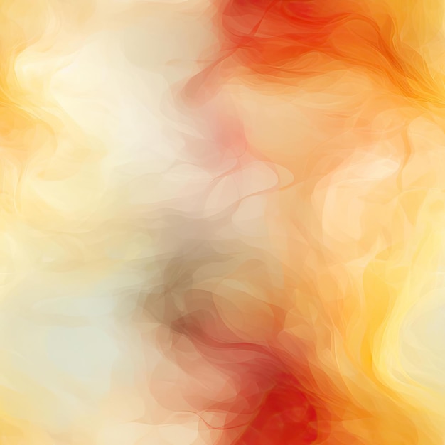 Wallpaper with orange smoke in an impressionistic style tiled