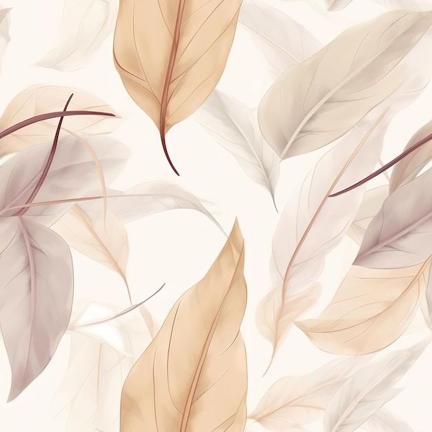 A wallpaper with a pattern of leaves and the word " love " on it.