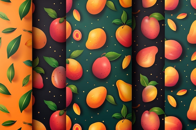 a wallpaper with peaches and peaches on it