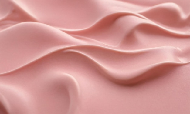 Обои с розовой косметической текстурой составляют косметический продукт макро или шелковую атласную ткань вблизи