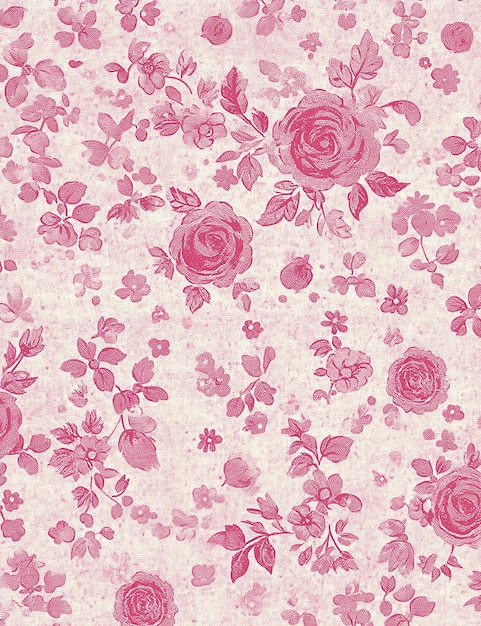 a wallpaper with pink flowers and leaves