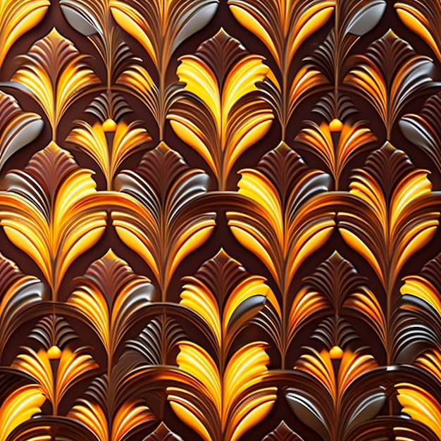 A wallpaper with a swirl pattern that is made by the artist.