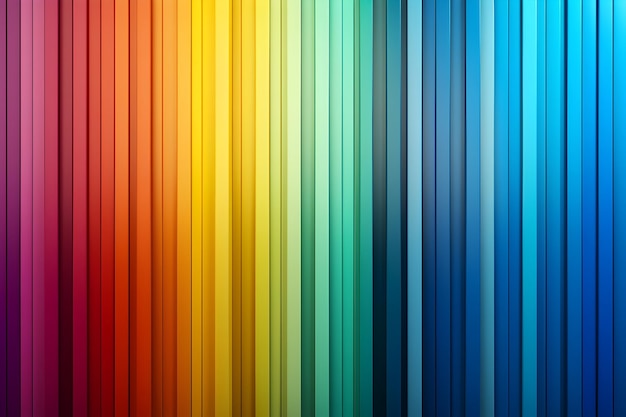 Wallpaper With Vertical Art Rainbow Color Lines