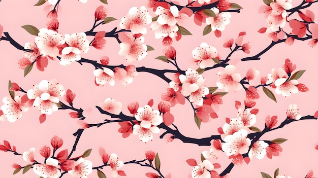 Wallpapers die roze kersenbloesems zijn