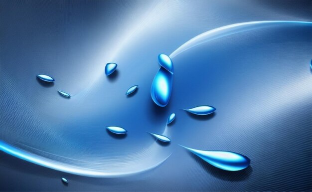 Wallpapers ice water drop light background render speed1000 Wallpapers blue sky light background