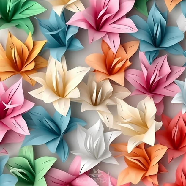 Wallpapers met bovenaan origami