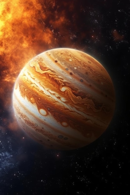 Wallpapers planet Jupiter star