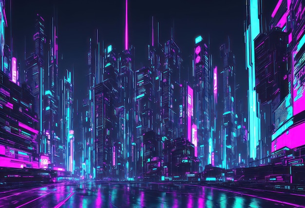 Wallpapers of the week neon city