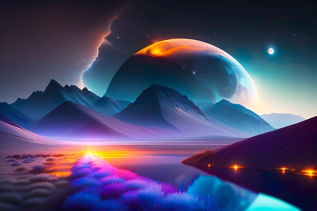 Wallpapers of the week : space mountains