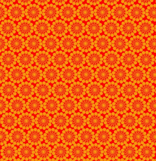 wallpapers with round yellow patterns on the red