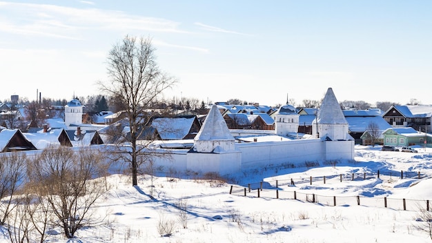 Walls of The Convent of the Intercession in Suzdal