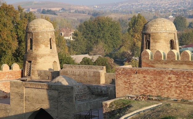 Foto pareti della fortezza di gissor tagikistan