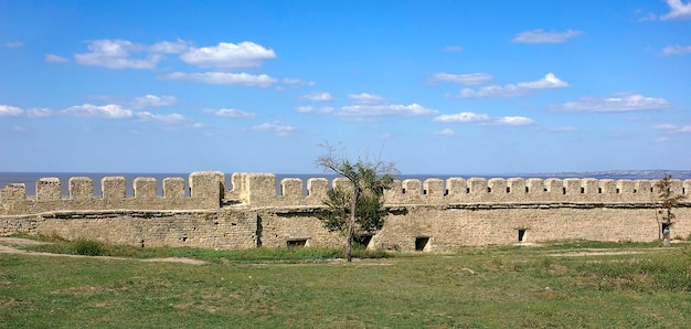 Walls of the medieval castle Ackerman