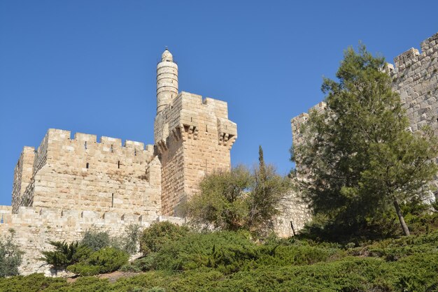 Le mura della città vecchia di gerusalemme