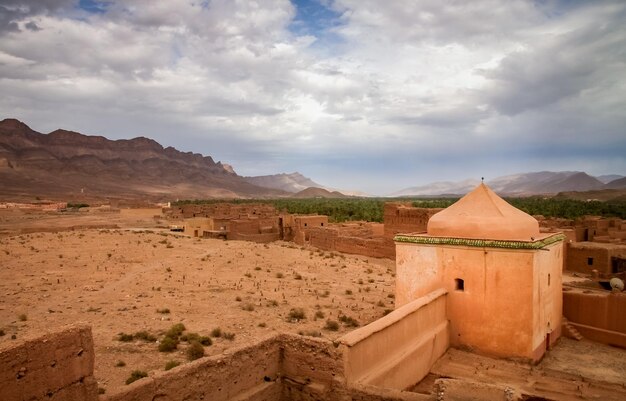 Pareti di una vecchia kasbah