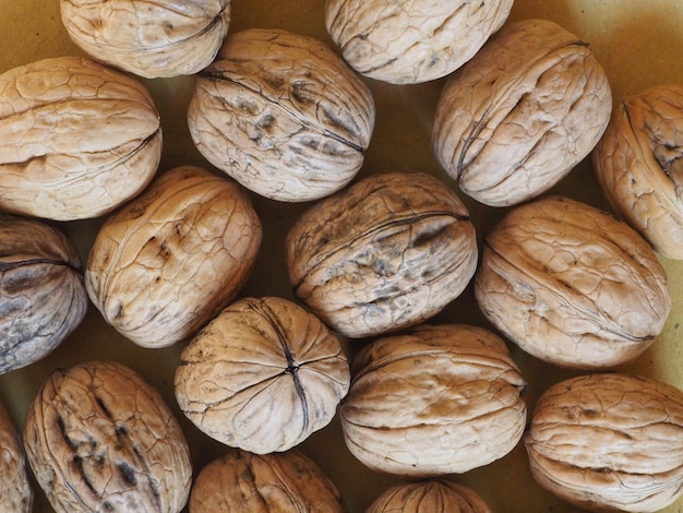 Walnut fruit food background