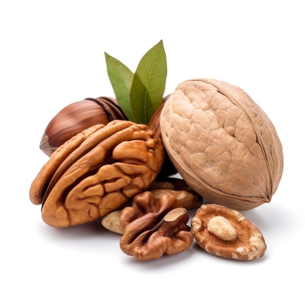 Walnut healthy solid delicious edible generate ai