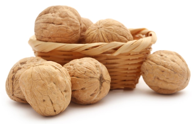 Walnut isolated over white background