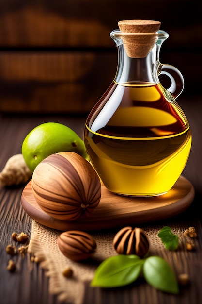 Photo walnut oil