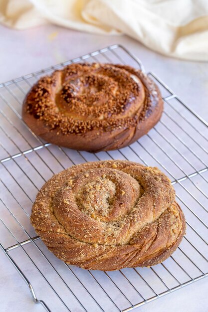 Walnut and tahini tea bread Mediterranean and Middle Eastern cuisine