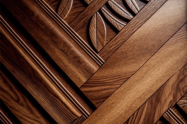 Walnut wood ornamental furniture surfaces backdrop and texture