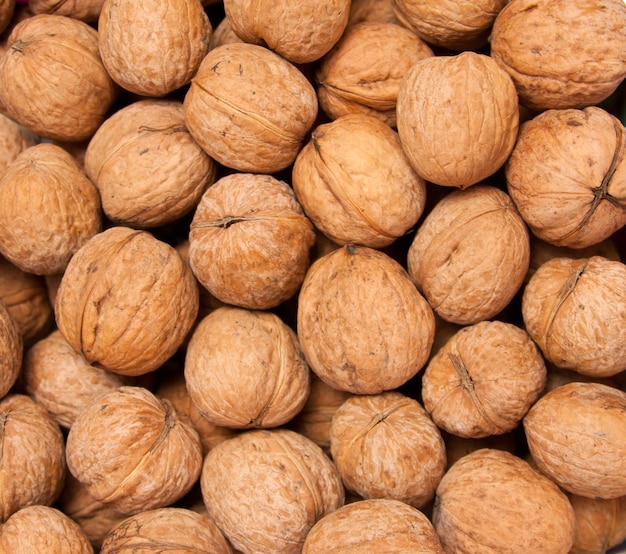 Walnuts background