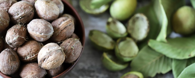 Walnuts in a bowl.