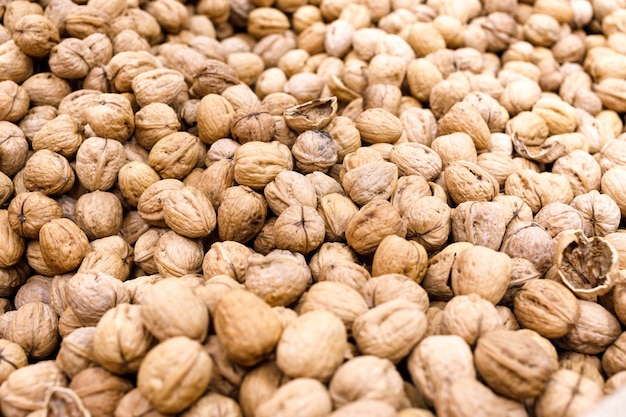 Walnuts in the supermarket