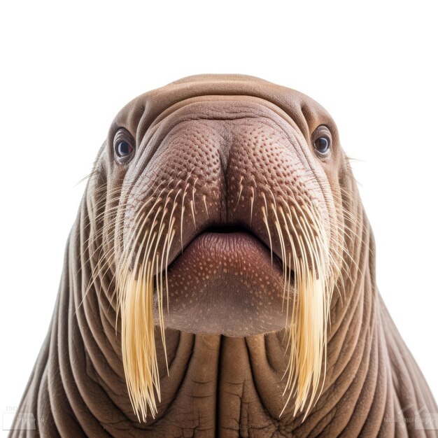 Photo walrus's wonderful closeup