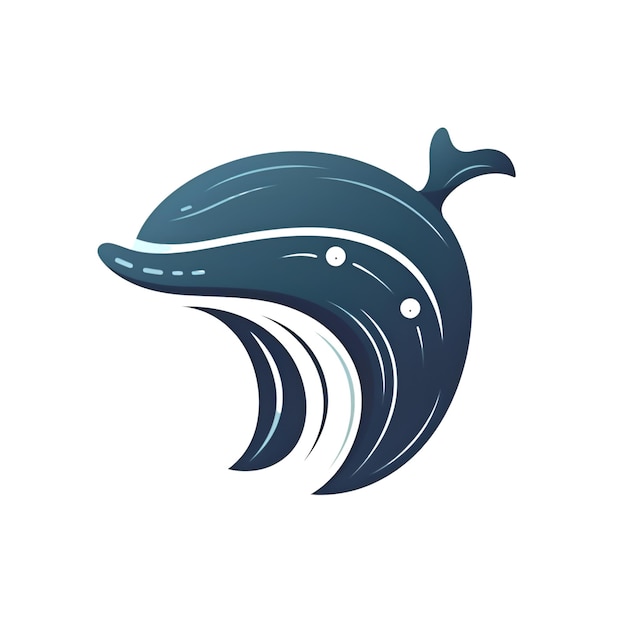 Walvis logo sjabloon vectorillustratie Oceaan of zee dier logo