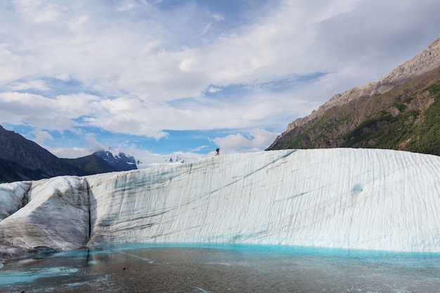 Wandeling in Alaska in de zomer