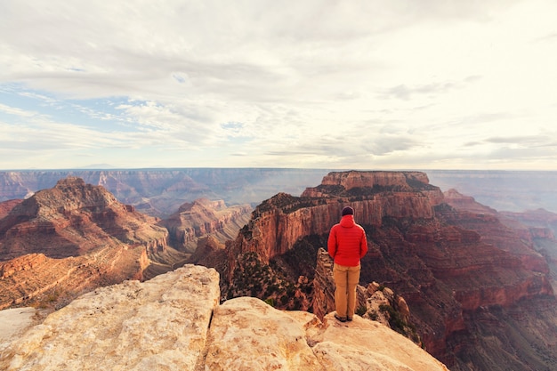 Wandeling in het Grand Canyon National Park