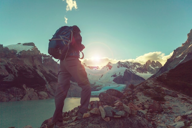 Wandeling in Patagonië