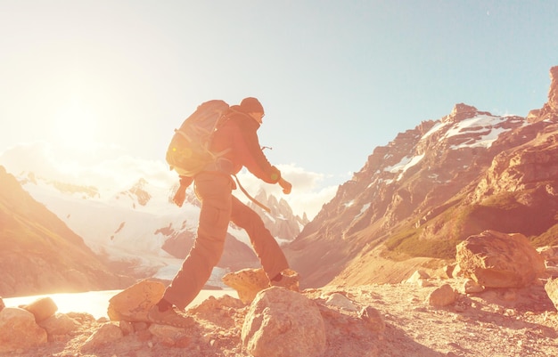 Wandeling in Patagonië