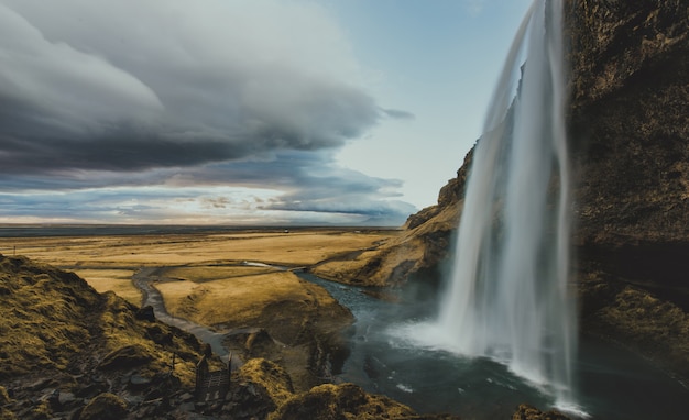 Wanderlust explorer discovering icelandic natural wonders