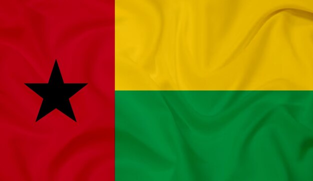 Wandpapier van de vlag van Guinee-Bissau