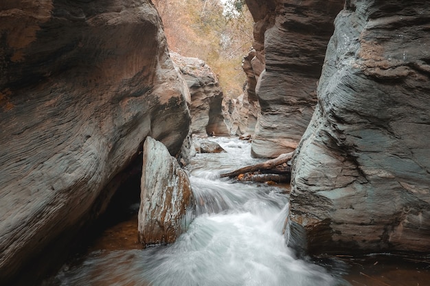 Wang Sila laeng, Grand Canyon of Pua District, Nan, Thailand.