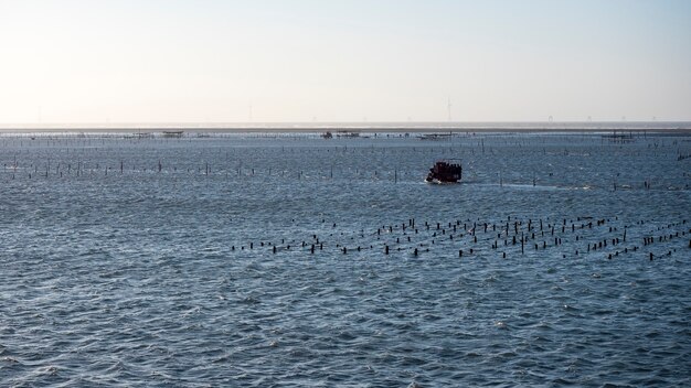 Wanggong Intertidal Zone gevel in WanggongChanghua County Taiwan