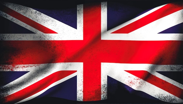Wapperende vlag van generatieve AI in het Verenigd Koninkrijk
