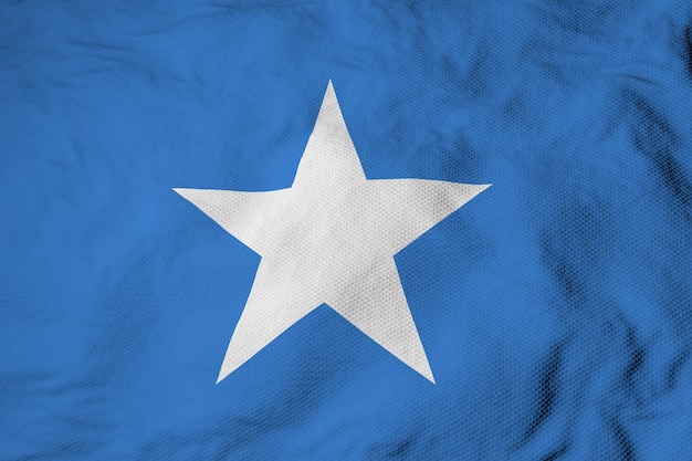 Wapperende vlag van Somalië in 3D-rendering