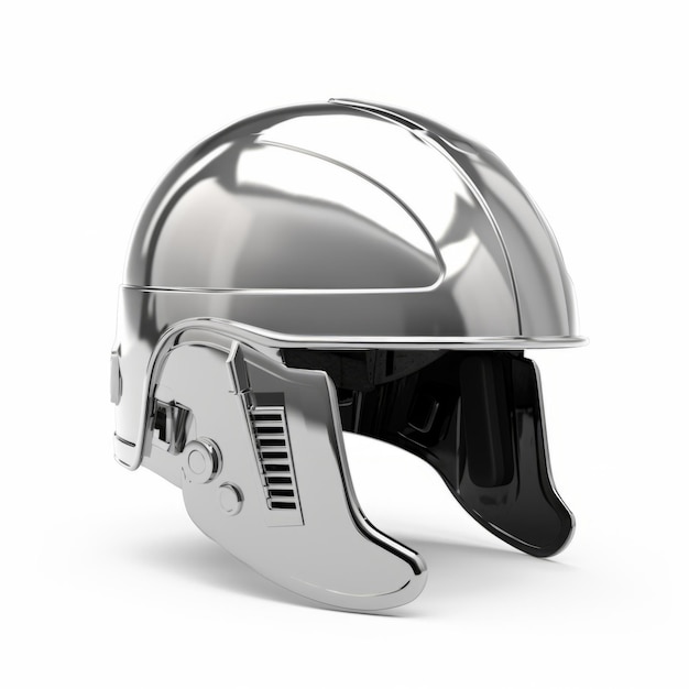 Photo war helmet isolated on whitw background d rendering