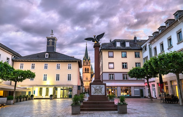 Il monumento ai caduti a bad homburg in germania