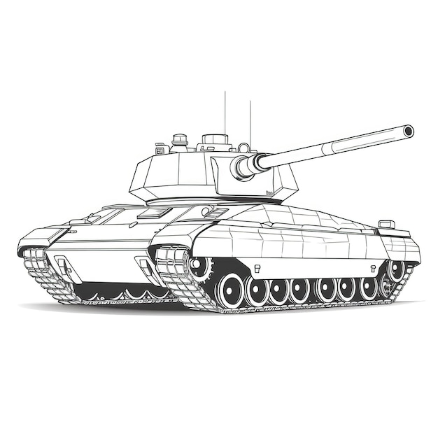 War Tank ai generated