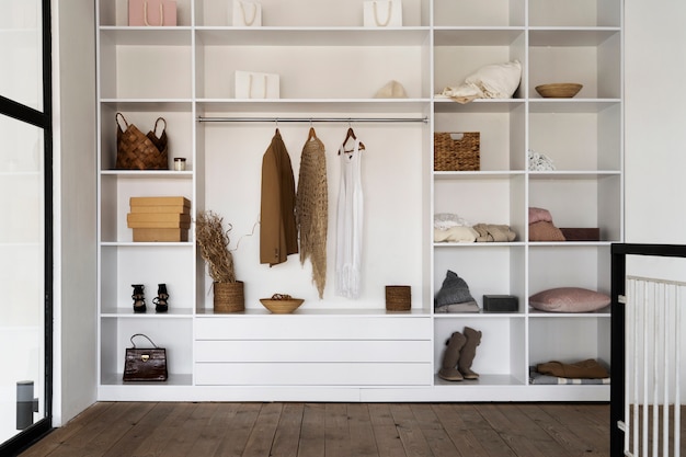 Wardrobe interior design for zoom calls